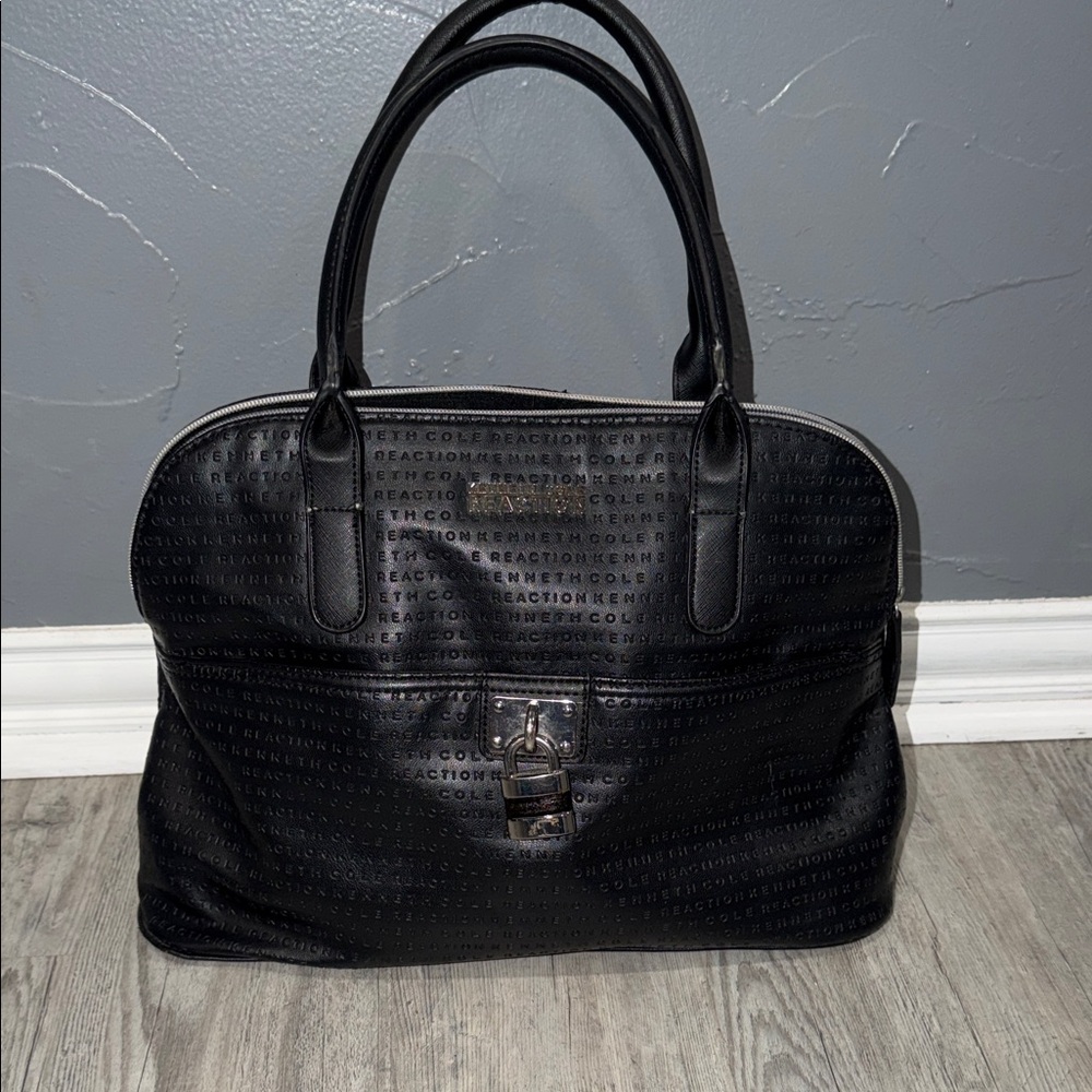 Kenneth Cole Black Women's Purse with Lock Detail